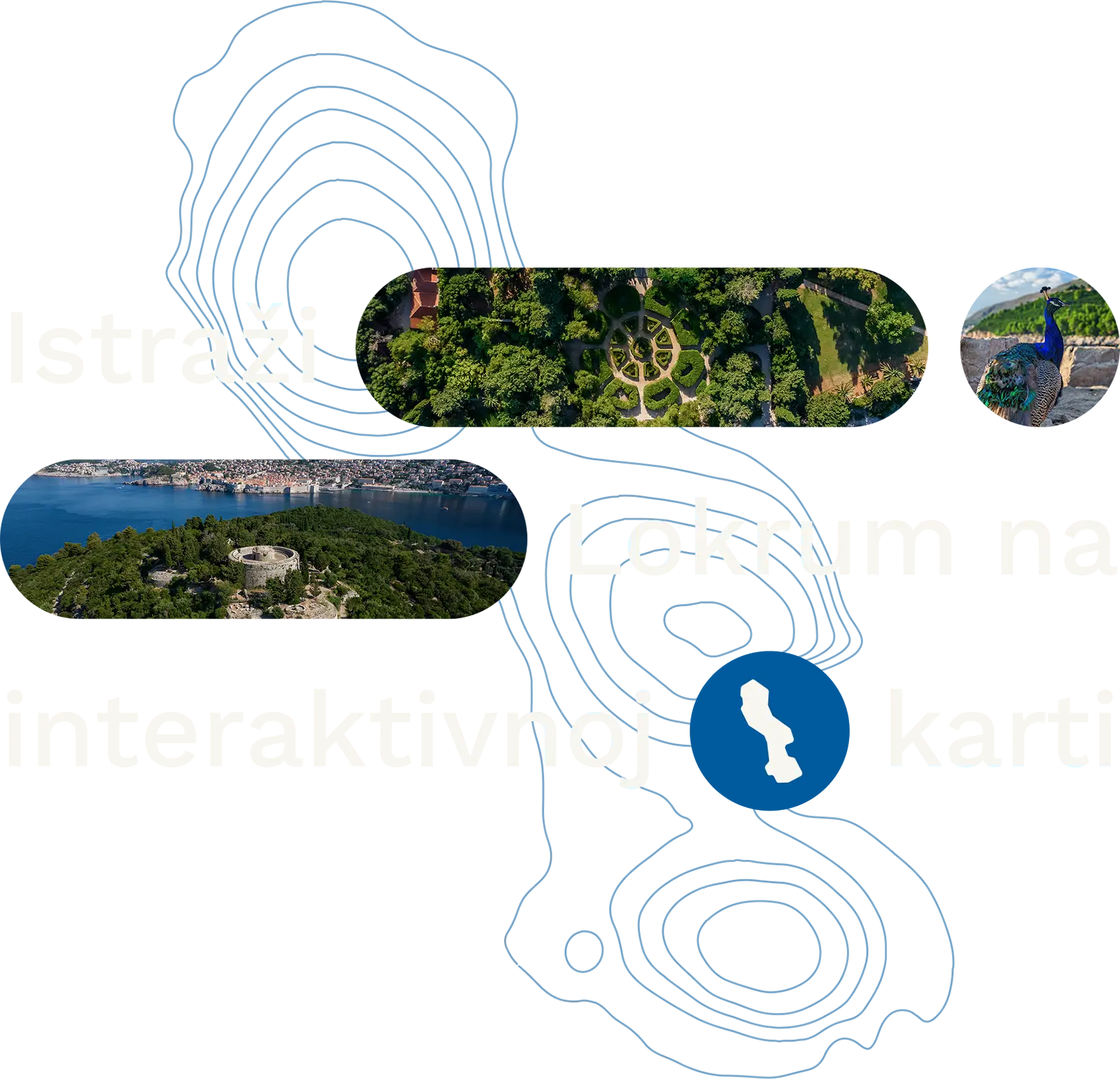 Istraži Lokrum na interaktivnoj karti